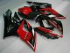 Billige Suzuki GSXR 1000 Motorrad Verkleidung 2005-2006 - Rot Glanzendes Schwarz Matt Schwarz