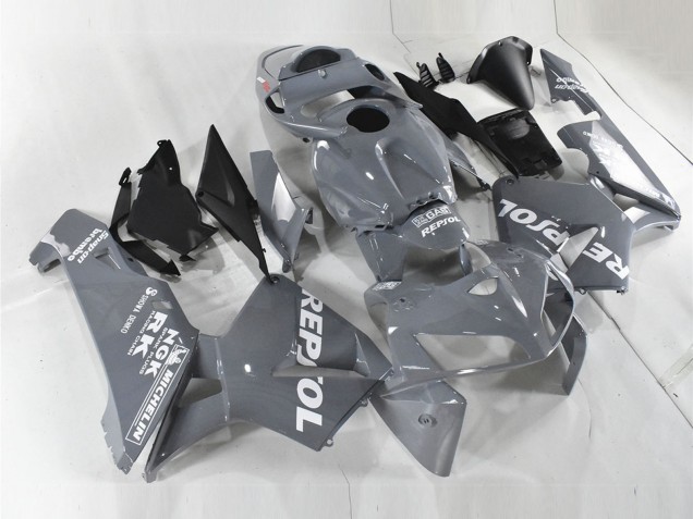 Billige Honda CBR600RR Motorrad Verkleidung 2005-2006 - Nardo Grau Weiss Repsol