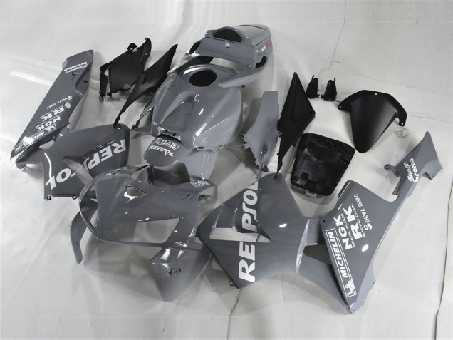 Billige Honda CBR600RR Motorrad Verkleidung 2005-2006 - Nardo Grau Weiss Repsol