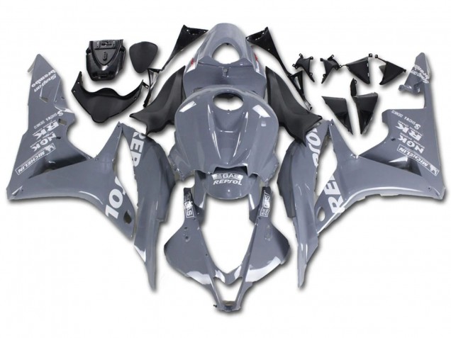 Billige Honda CBR600RR Motorrad Verkleidung 2007-2008 - Nardo Grau Weiss Repsol
