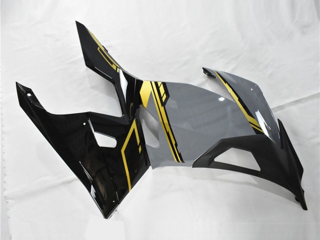 Billige Kawasaki Ninja 400 Motorrad Verkleidung 2018-2024 - Nardo Grau Gold Schwarz