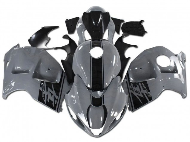 Billige Suzuki GSXR 1300 Hayabusa Motorrad Verkleidung 1996-2007 - Nardo Grau Schwarz