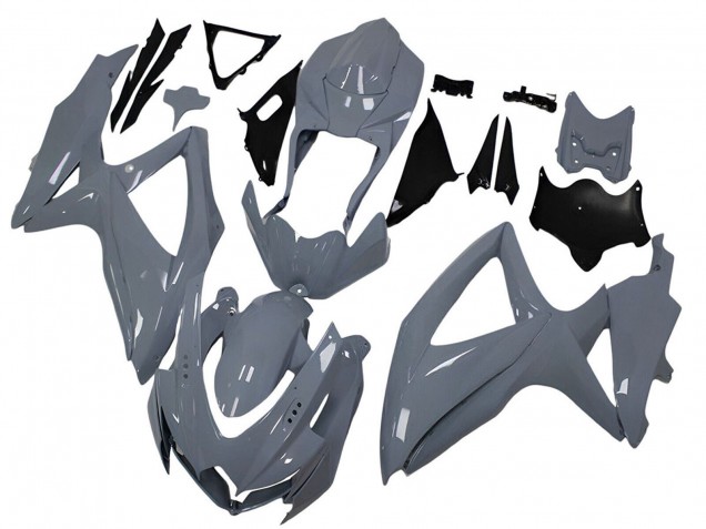 Billige Suzuki GSXR 600 / GSXR 750 Motorrad Verkleidung 2008-2010 - Nardo Grau