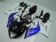 Billige Suzuki GSXR 1000 Motorrad Verkleidung 2005-2006 - Weiss Blau Glanzendes Schwarz
