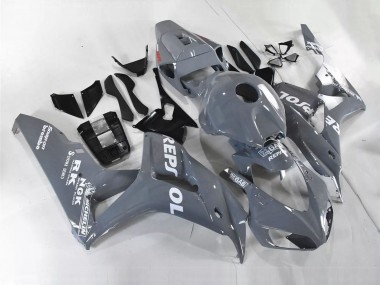 Billige Honda CBR1000RR Motorrad Verkleidung 2006-2007 - Nardo Grau Weiss Repsol