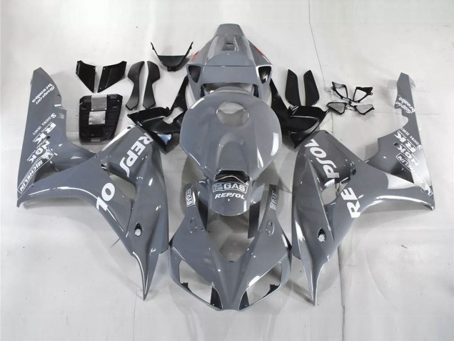 Billige Honda CBR1000RR Motorrad Verkleidung 2006-2007 - Nardo Grau Weiss Repsol
