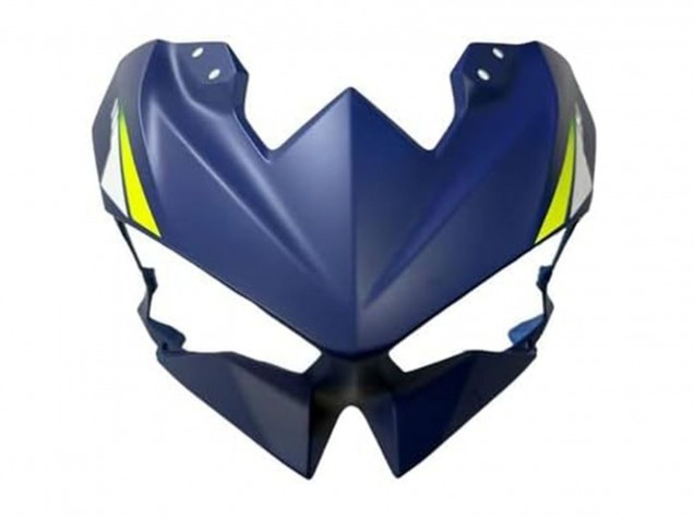 Billige Kawasaki Ninja 500 EX500R Motorrad Verkleidung 2024-2025 - Blau Weiss Gelb Silber Schwarz