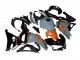 Billige Kawasaki Ninja 500 EX500R Motorrad Verkleidung 2024-2025 - Nardo Grau Orange Schwarz