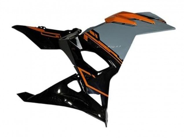 Billige Kawasaki Ninja 500 EX500R Motorrad Verkleidung 2024-2025 - Nardo Grau Orange Schwarz
