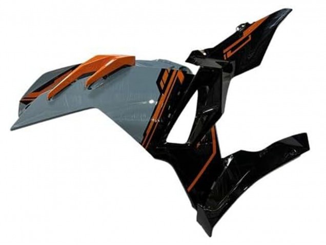 Billige Kawasaki Ninja 500 EX500R Motorrad Verkleidung 2024-2025 - Nardo Grau Orange Schwarz