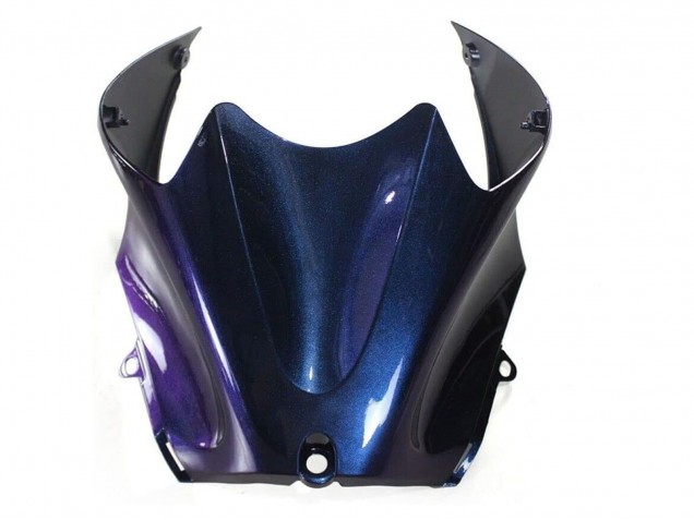 Billige Kawasaki ZX14R ZZR1400 Motorrad Verkleidung 2006-2011 - Chameleon Blau Lila