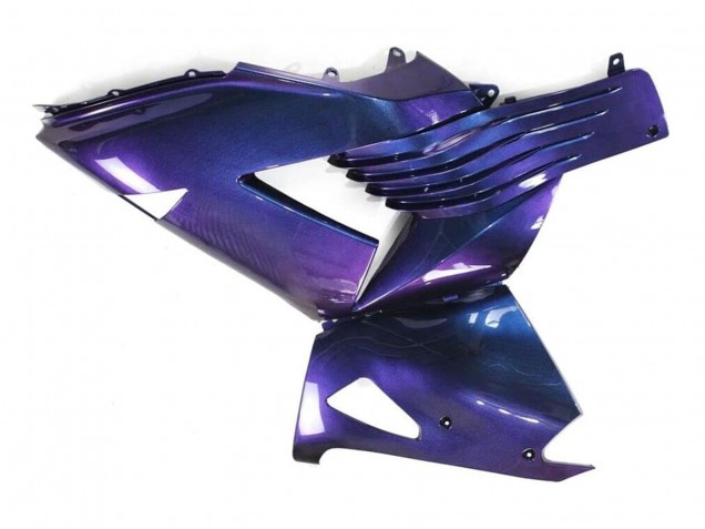 Billige Kawasaki ZX14R ZZR1400 Motorrad Verkleidung 2006-2011 - Chameleon Blau Lila