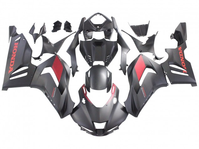 Billige Honda CBR1000RR-R Motorrad Verkleidung 2020-2023 - Matt Schwarz Rot