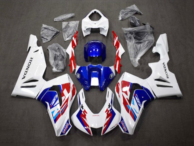Billige Honda CBR1000RR-R Motorrad Verkleidung Kit 2020-2023 - Weiss Rot Blau HRC