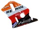Billige Honda CBR400RR NC23 Motorrad Verkleidung 1987-1989 - Orange Weiss Rot Glanzendes Schwarz Repsol HRC