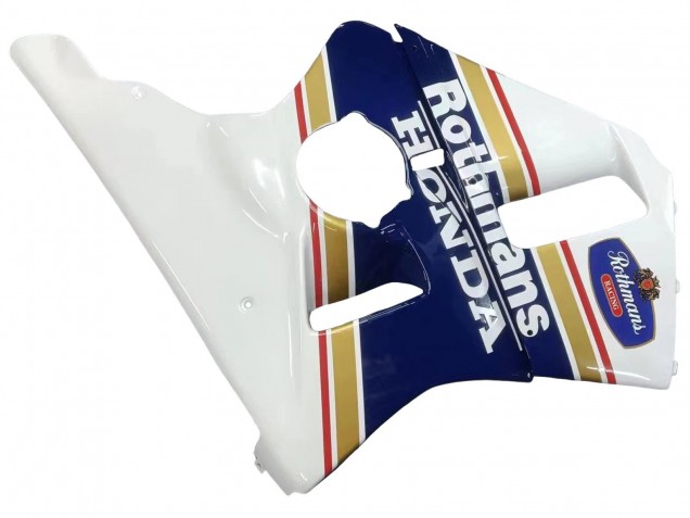 Billige Honda CBR400RR NC23 Motorrad Verkleidung 1987-1989 - Weiss Gelb Blau Rothmans