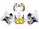 Billige Honda CBR400RR NC23 Motorrad Verkleidung 1987-1989 - Weiss Gelb Blau Rothmans