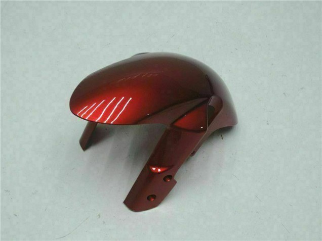 Billige Suzuki GSXR 1000 Motorrad Verkleidung 2005-2006 - Rot Glanzendes Schwarz