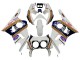 Billige Honda CBR400RR NC29 Motorrad Verkleidung 1990-1999 - Weiss Gold Rot Dunkel Blau Rothmans