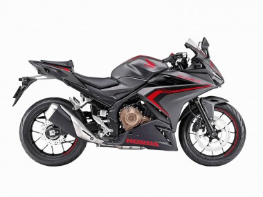 Billige Honda CBR400R Motorrad Verkleidung 2022 - Matt Schwarz Rot