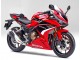 Billige Honda CBR400R Motorrad Verkleidung 2022 - Rot Weiss Glanzendes Schwarz