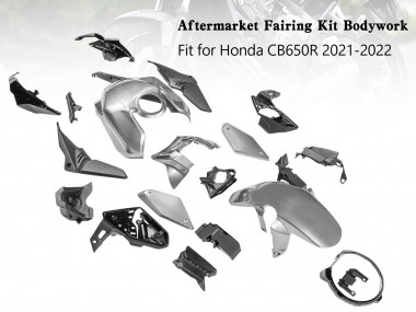 Billige Honda CB650R Motorrad Verkleidung 2019-2022 - Silber