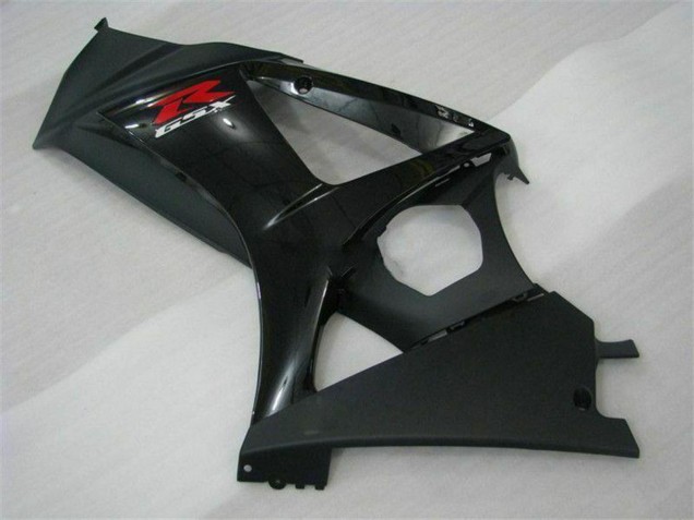 Billige Suzuki GSXR 1000 Motorrad Verkleidung 2007-2008 - Glanzendes Schwarz Matt Schwarz Rot