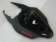 Billige Suzuki GSXR 1000 Motorrad Verkleidung 2007-2008 - Glanzendes Schwarz Matt Schwarz Rot