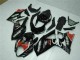 Billige Suzuki GSXR 1000 Motorrad Verkleidung 2007-2008 - Glanzendes Schwarz Rot Weiss
