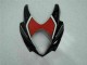 Billige Suzuki GSXR 1000 Motorrad Verkleidung 2007-2008 - Glanzendes Schwarz Rot Weiss