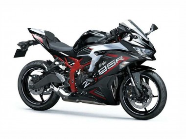 Billige Kawasaki ZX25R ZX-25R Motorrad Verkleidung 2019-2025 - Silber Rot Schwarz