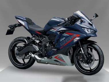 Billige Kawasaki ZX25R ZX-25R Motorrad Verkleidung 2019-2025 - Blau Rot Grau