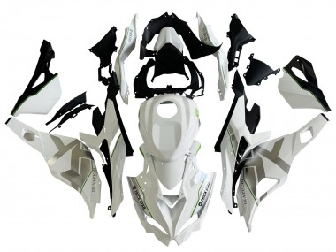 Billige Kawasaki ZX25R ZX-25R Motorrad Verkleidung 2019-2025 - Weiss Silber Grun Schwarz Trick Star