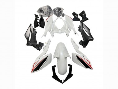 Billige Kawasaki Z400 Motorrad Verkleidung 2018-2024 - Weiss Rot Schwarz