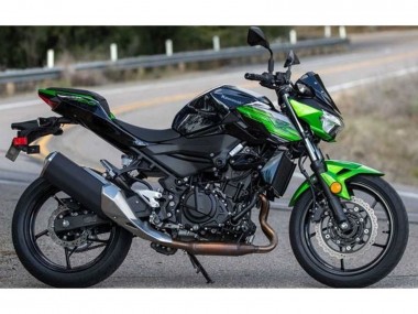 Billige Kawasaki Z400 Motorrad Verkleidung 2018-2024 - Grun Schwarz