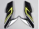 Billige Kawasaki Ninja Z650 Motorrad Verkleidung 2017-2019 - Schwarz Weiss Gelb