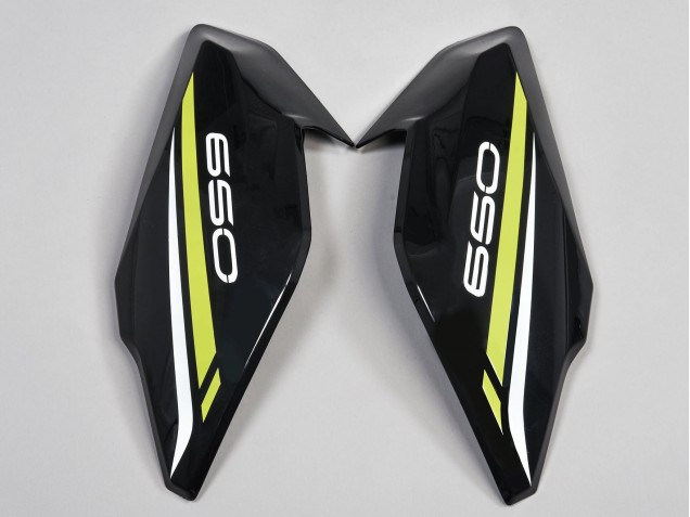 Billige Kawasaki Ninja Z650 Motorrad Verkleidung 2017-2019 - Schwarz Weiss Gelb