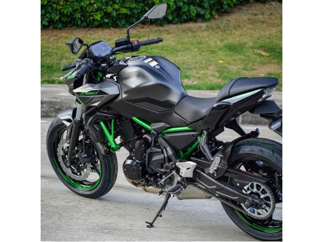 Billige Kawasaki Ninja Z650 Motorrad Verkleidung 2020-2023 - Schwarz Grun