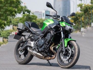 Billige Kawasaki Ninja Z650 Motorrad Verkleidung 2020-2023 - Grun Schwarz