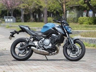 Billige Kawasaki Ninja Z650 Motorrad Verkleidung 2017-2019 - Dunkel Blau
