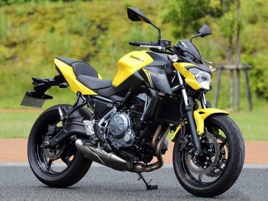 Billige Kawasaki Ninja Z650 Motorrad Verkleidung 2017-2019 - Gelb Schwarz