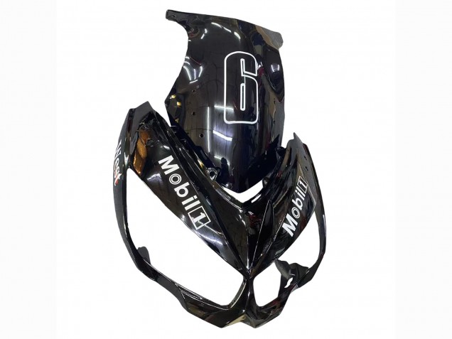 Billige Kawasaki Z1000SX Motorrad Verkleidung 2010-2016 - Glanzendes Schwarz Gold Weiss Mobil West