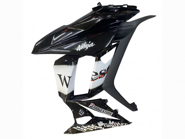 Billige Kawasaki Z1000SX Motorrad Verkleidung 2010-2016 - Glanzendes Schwarz Gold Weiss Mobil West