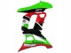 Billige Kawasaki Z1000SX Motorrad Verkleidung 2010-2016 - Grun Rot Glanzendes Schwarz Elf 35