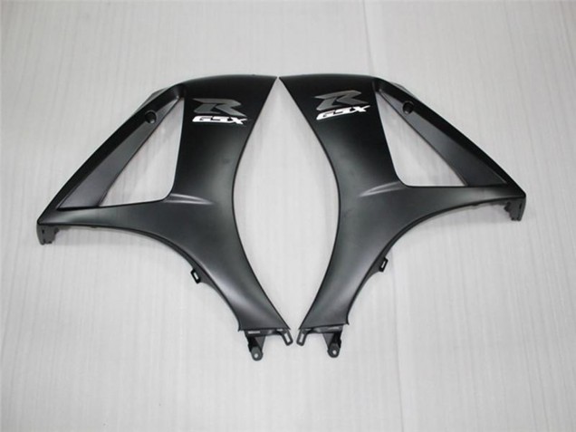 Billige Suzuki GSXR 1000 Motorrad Verkleidung 2007-2008 - Glanzendes Schwarz Matt Schwarz Weiss