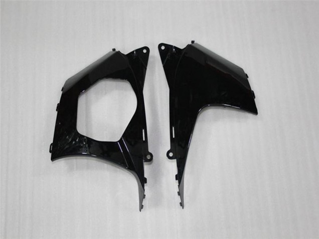 Billige Suzuki GSXR 1000 Motorrad Verkleidung 2007-2008 - Glanzendes Schwarz Matt Schwarz Weiss