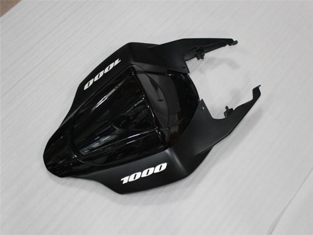 Billige Suzuki GSXR 1000 Motorrad Verkleidung 2007-2008 - Glanzendes Schwarz Matt Schwarz Weiss