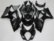 Billige Suzuki GSXR 1000 Motorrad Verkleidung 2007-2008 - Glanzendes Schwarz Matt Schwarz Weiss