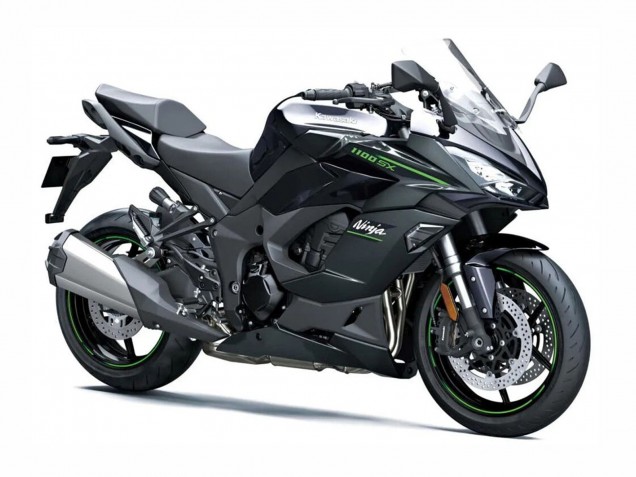 Billige Kawasaki Z1000SX Motorrad Verkleidung 2020-2025 - Schwarz Ninja