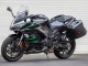 Billige Kawasaki Z1000SX Motorrad Verkleidung 2020-2025 - Schwarz mit Grunen Linien Ninja